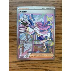 Miriam 251/198 Special Illustration Rare Scarlet And Violet Mint/NM Condition